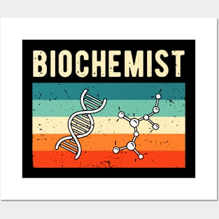 Biochemist Retro Vintage Biochemistry Posters and Art